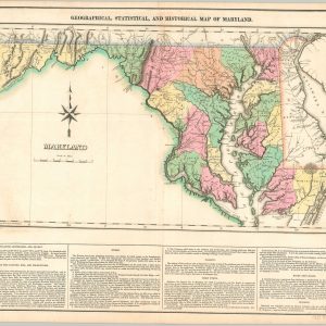 Geographical, Statistical, and Historical Map of Maryland