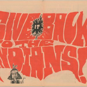 Give It Back to the Indians!