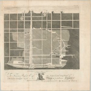 To Francis Basset Esq. this Parallel Section of Bullen Garden Mine in the Parish of Camborne, Cornwall