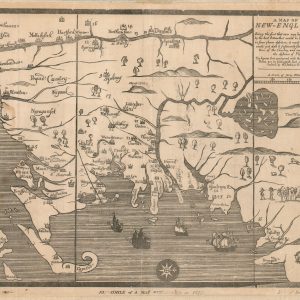 A Map of New-England [1826 reprint]