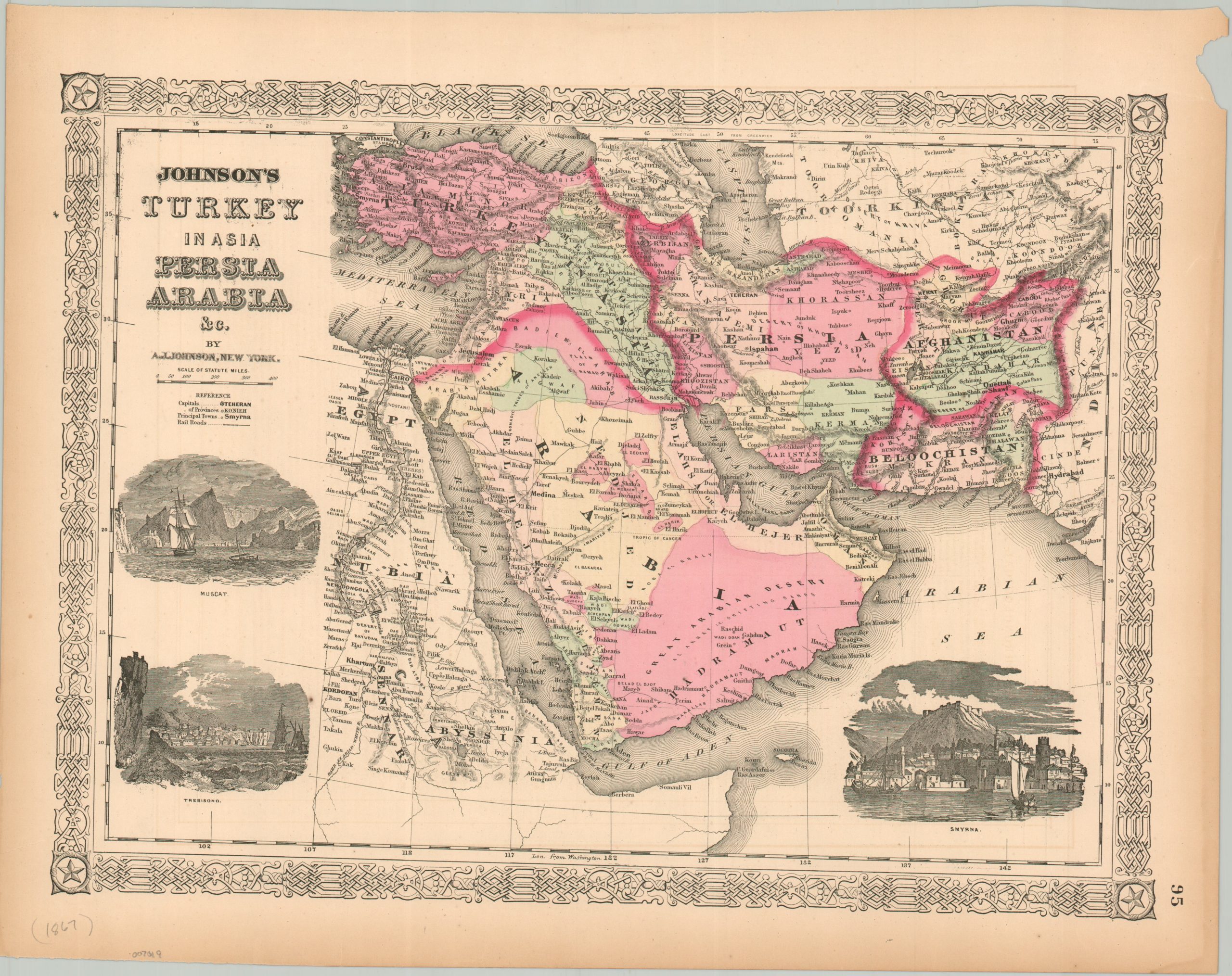 Johnson's Turkey in Asia, Persia, Arabia, &c.