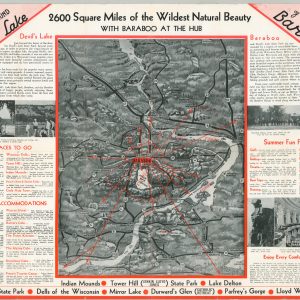 2600 Square Miles of the Wildest Natural Beauty with Baraboo at the Hub