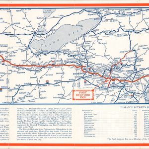Official Highway Map Fort Bedford Inn