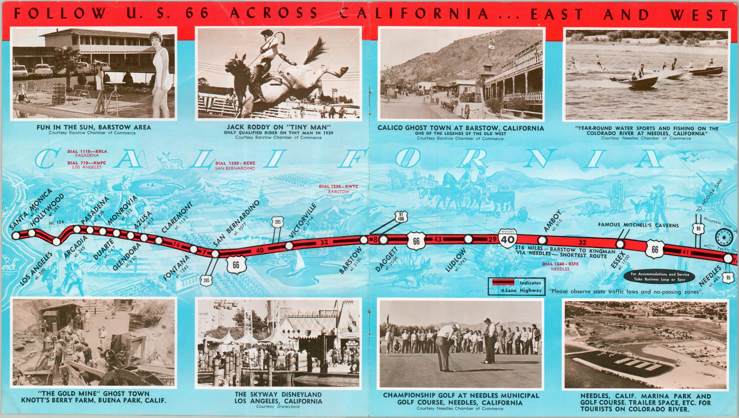 US 66 2,200 Miles of 4 Lane Highway Main Street of America - Image 3