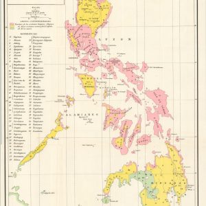 Mapa Etnográfico del Archipielago Filipino [and] Mindanao Distribution of Races