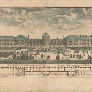 Vue du Palais des Tuileries du cote du Jardin