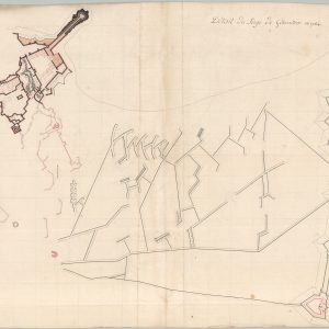 Detail du Siege de Gibraltar en 1784