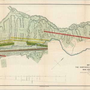Map of Property Belonging to the Nantahala Marble & Talc Co. Situated in Swain County, North Carolina