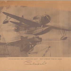 Vought-Sikorsky OS2U-1 Observation Scout Catapult