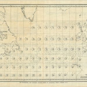[Life Raft Map of the North Atlantic Ocean]