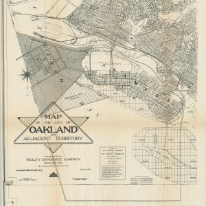 Map of the City of Oakland and Adjacent Territory