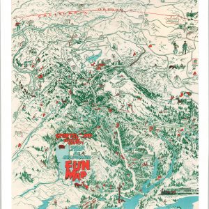 Sportsland Siskiyou County Top of California Fun Map
