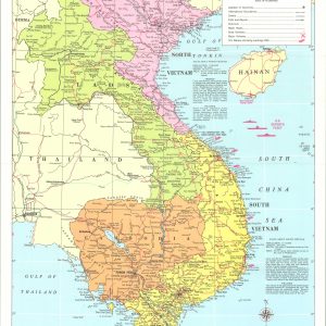 Vietnam and Neighboring Countries in 1968