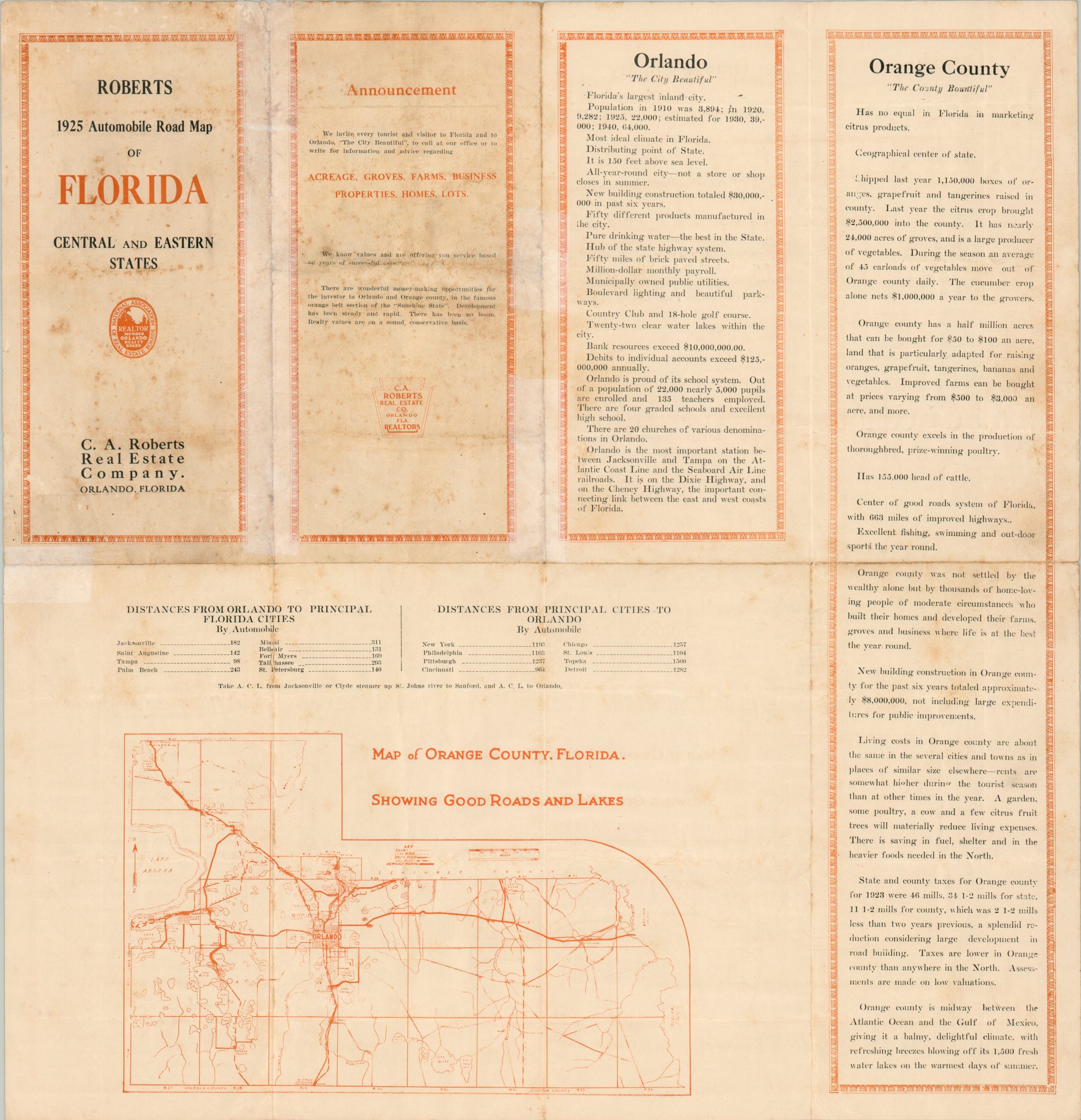 Florida Automobile Road Map - Image 2