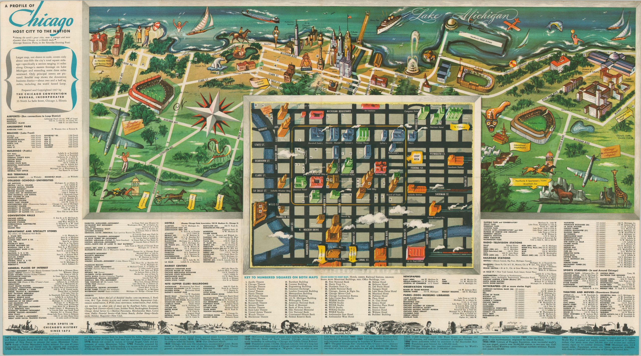 A Profile of Chicago Host City to the Nation - Curtis Wright Maps