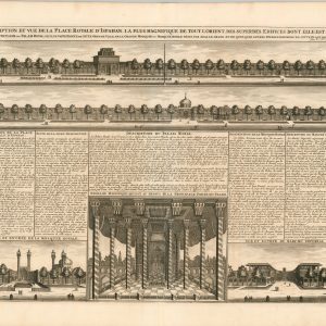 Description et Vue de la Place royale d'Ispahan, la Plus Magnifique de Tout l'Orient, des Superbes Edifices Dont Elle Est Ornee...