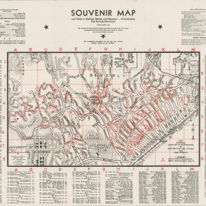Souvenir Map and Guide to Starland Estates and Mansions [Winter 1946]