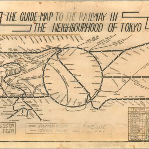 The Guide Map to the Railway in the Neighbourhood of Tokyo [Reserved For Allied Military Forces]