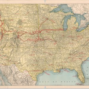 Military Map of the United States of America Showing location of all forces in training.