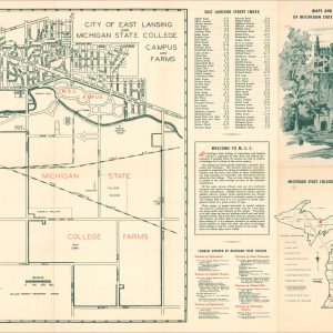 Maps and Information of Michigan State College and Vicinity