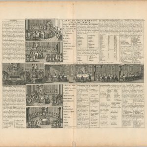 Carte du Gouvernement Civil de France