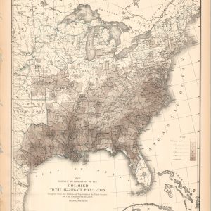Map Showing the Proportion of the Colored to the Aggregate Population