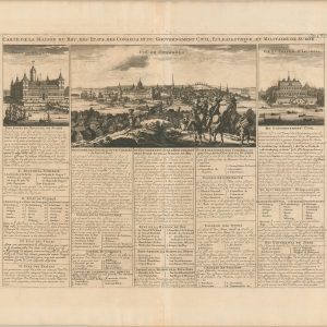 Carte de la Maison du Roy, des Etats, des Conseils et du Gouvernement Civil, Eclesiastique, et Militaire de Suede
