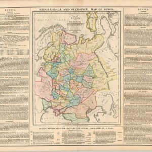Geographical and Statistical Map of Russia