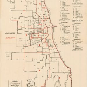 Map Showing Cook County Congressional Districts