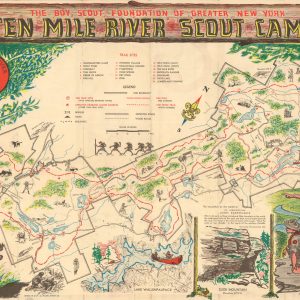 Trail Map of the Ten Mile River Scout Camps