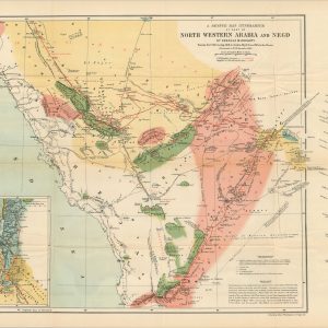 A Sketch Map Itinerarium of Part of North Western Arabia and Negd