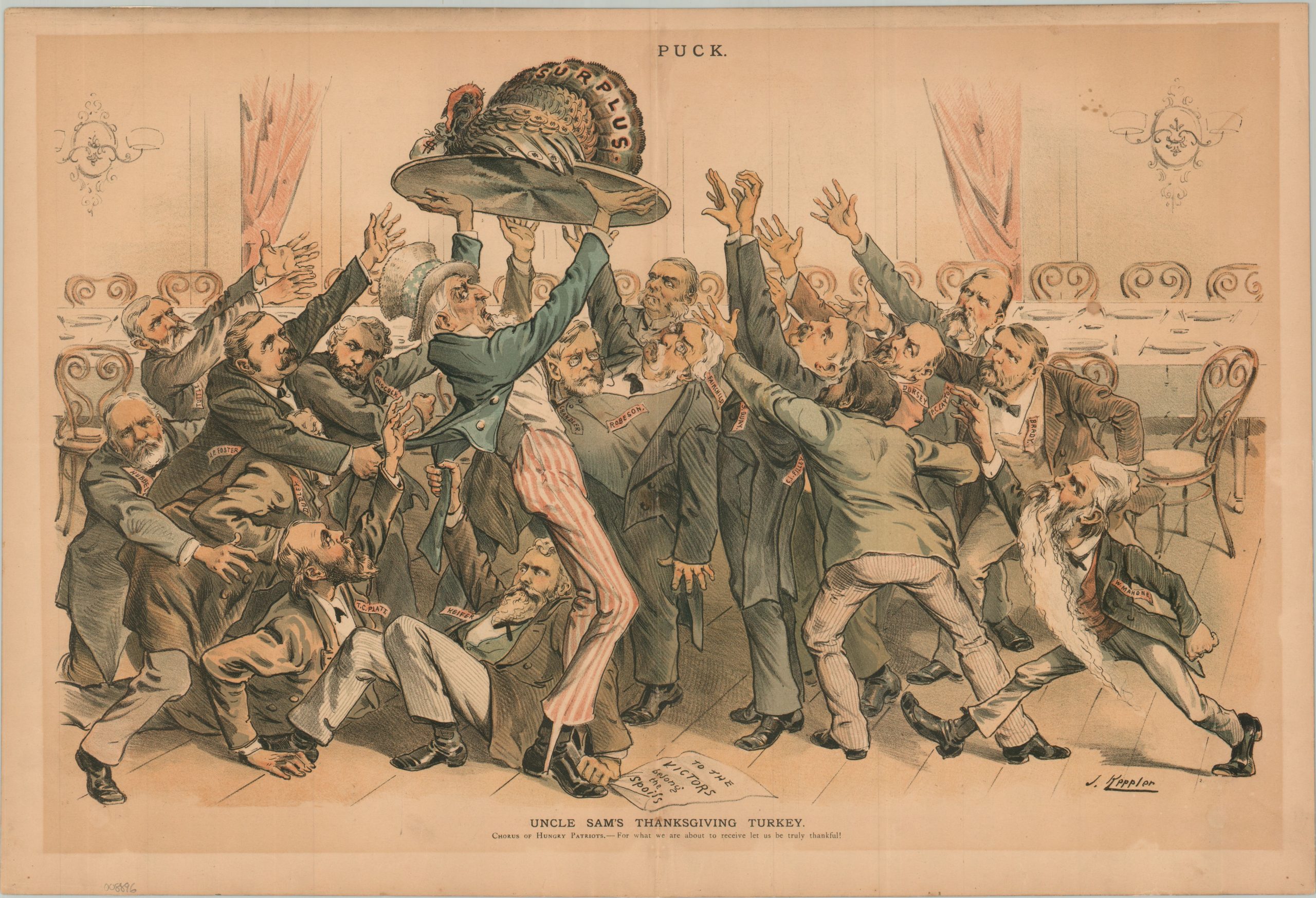 Uncle Sam's Thanksgiving Turkey