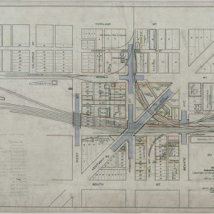 C.C.C. & St.L. Ry. Indianapolis Track Elevation Location of Property on Which Damages are Claimed Indianapolis - IND