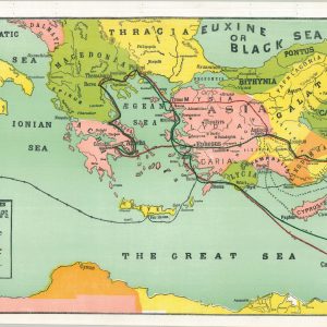 Roman Empire and the Routes of the Travels of St. Paul