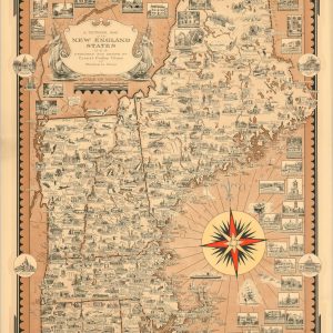 A Pictorial Map of the New England States