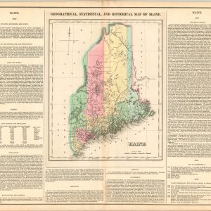 Geographical, Statistical, and Historical Map of Maine