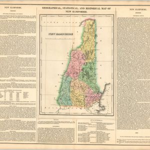 Geographical, Statistical, and Historical Map of New Hampshire