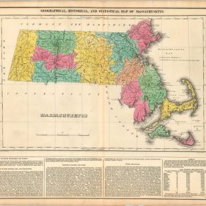 Geographical, Statistical, and Historical Map of Massachusetts
