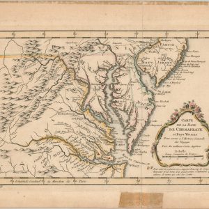 Carte de la Baye de Chesapeack et Pays Voisin
