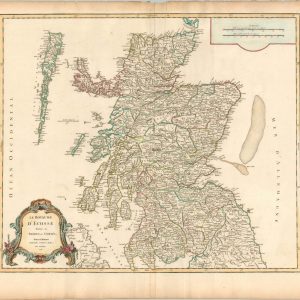 Le Royaume D'Ecosse divise en Shires ou Comtes