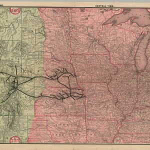 Official Map of the Union Pacific Railway