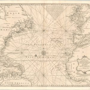 A New & Accurate Chart of the Western or Atlantic Ocean