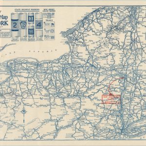 Rand McNally Junior Autor Trails Map New York
