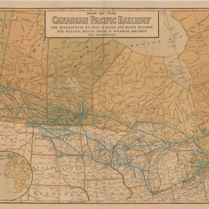 Map of the Canadian Pacific Railway