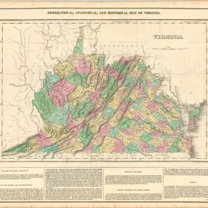 Geographical, Statistical, and Historical Map of Virginia