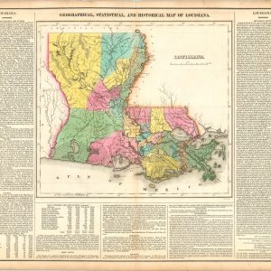 Geographical, Statistical, and Historical Map of Louisiana