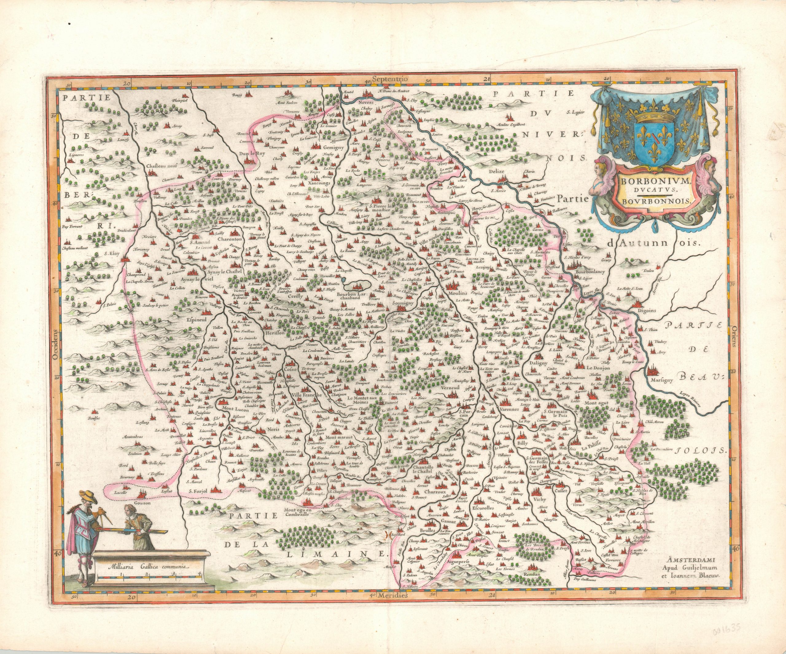 Borbonium Ducatus. Bourbonnois.