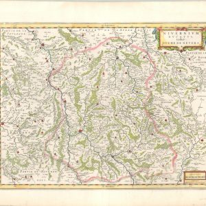 Nivernium Ducatus Gallice Duche De Nevers