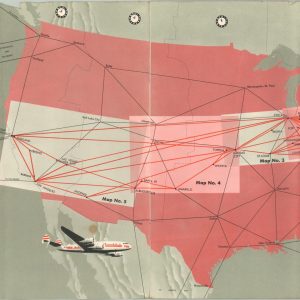 TWA Air Routes in the United States