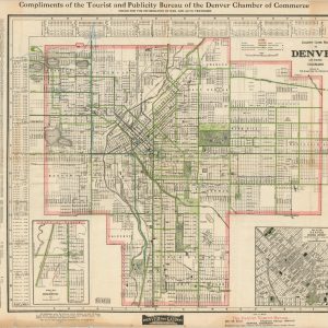 Clason's Guide Map of Denver and Suburbs